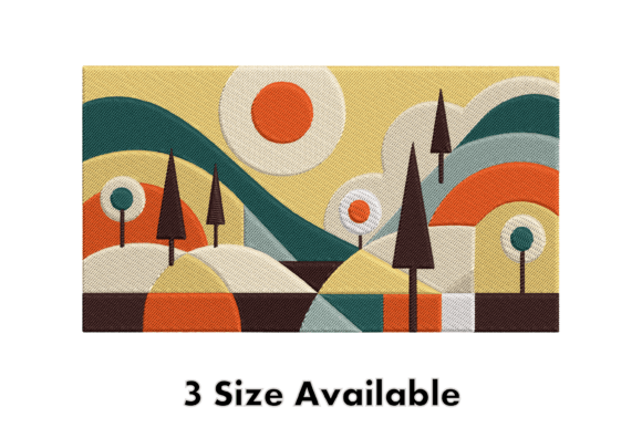 Abstract Landscape Embroidery Design Review