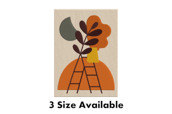 Abstract Plant Embroidery Design Review