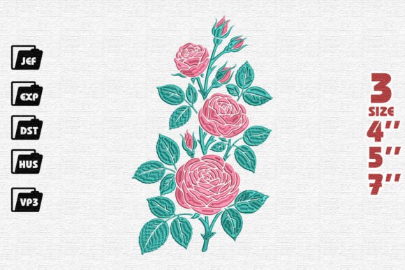 Classic Garden Roses Embroidery Review for Seasonal Use