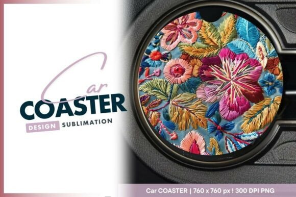 Colorful Floral Embroidery Design Review