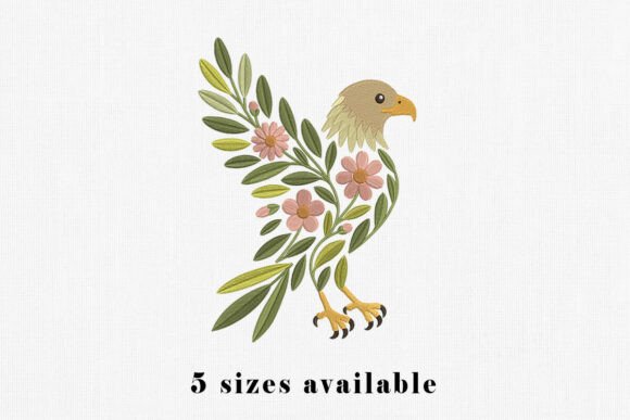 Floral Eagle Bird Embroidery Design Review