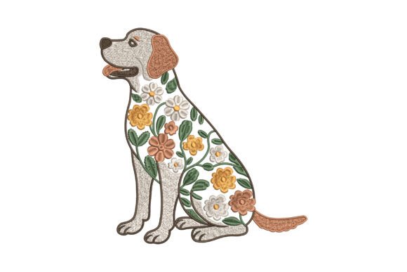 Floral Labrador Dog Embroidery Review