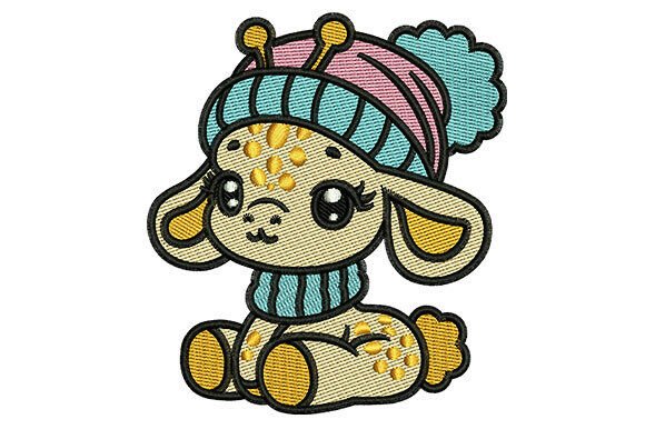 Giraffe in Winter Embroidery Design Review
