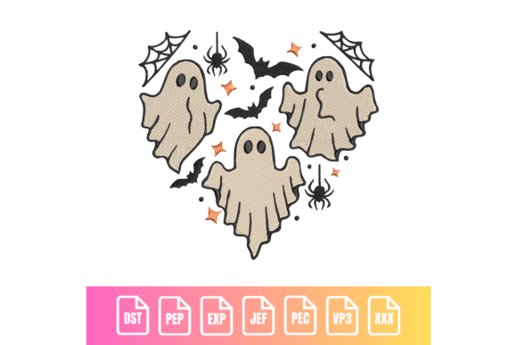 Three Ghosts Halloween Embroidery Design Review